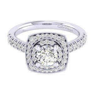 Gabriel 14 Karat Perfect Match Engagement Ring ER039B3AFW44JJ