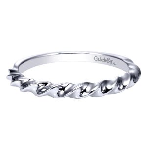 Gabriel 14 Karat Contemporary Wedding Band WB8882W4JJJ