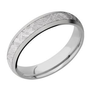 Lashbrook 5D13/METEORITE Titanium Wedding Ring or Band