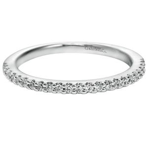 Gabriel 14 Karat Contemporary Wedding Band WB5833W44JJ