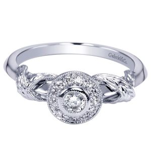 Gabriel 14 Karat Victorian Engagement Ring ER98484W44JJ