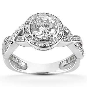 Taryn Collection 14 Karat Diamond Engagement Ring TQD 0668