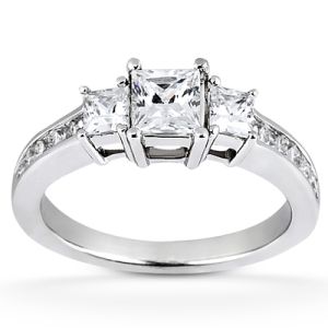 Taryn Collection Platinum Diamond Engagement Ring TQD 9006