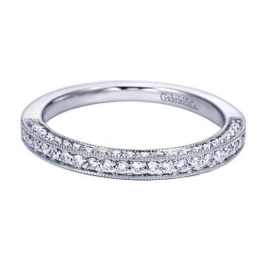Gabriel 14 Karat Victorian Wedding Band WB6522W44JJ