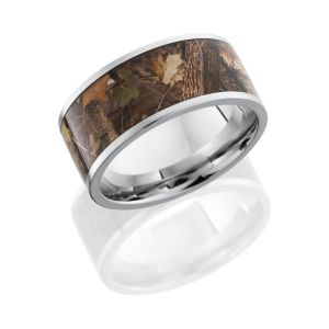 Lashbrook CC10F18/KINGSWOODLAND POLISH Camo Wedding Ring or Band