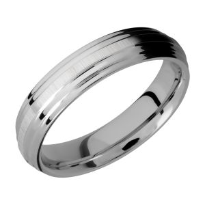 Lashbrook 5F2S Titanium Wedding Ring or Band