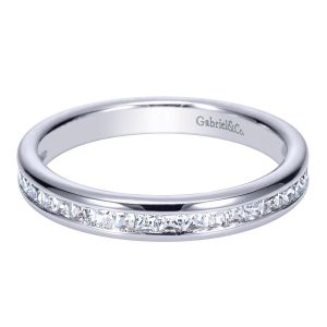 Gabriel 14 Karat Contemporary Wedding Band WB8958W44JJ