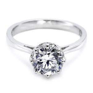 Tacori 18 Karat Solitaire Engagement Ring 2504RD7