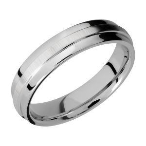 Lashbrook 5FGEW Titanium Wedding Ring or Band
