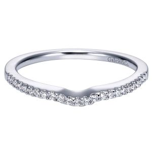 Gabriel 14 Karat Contemporary Wedding Band WB5410W44JJ