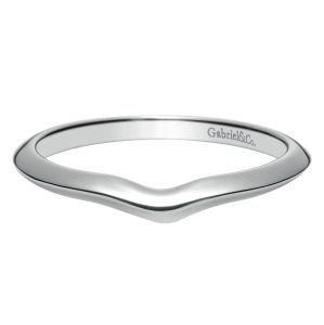 Gabriel 14 Karat Contemporary Wedding Band WB8421W4JJJ