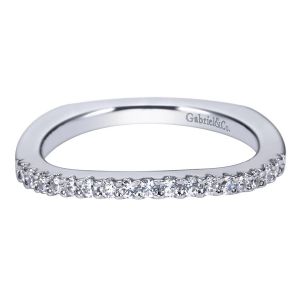 Gabriel 14 Karat Contemporary Wedding Band WB4112W44JJ