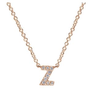 Gabriel Fashion 14 Karat Initial Initial Necklace NK4577Z-K45JJ