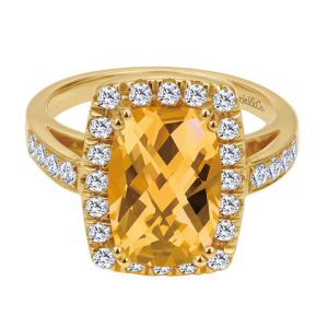 Gabriel Fashion 14 Karat Lusso Color Ladies' Ring LR5116Y44CT