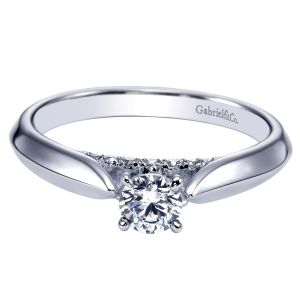 Gabriel 14 Karat Victorian Engagement Ring ER98687W44JJ