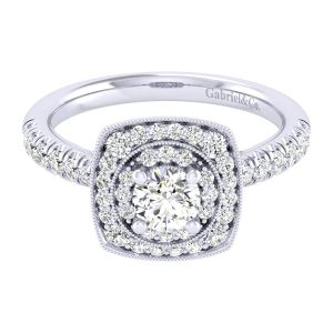 Gabriel 14 Karat Perfect Match Engagement Ring ER039A2AFW44JJ