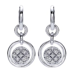 Gabriel Fashion Silver Madison Drop Earrings EG11864SV5JJ