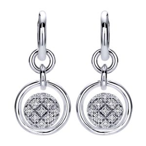 Gabriel Fashion Silver Madison Drop Earrings EG11864SV5JJ