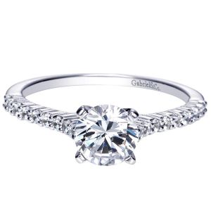 Gabriel 14 Karat Contemporary Engagement Ring ER7983W44JJ