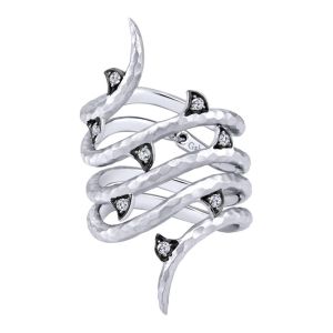 Gabriel Fashion Silver Byblos Ladies' Ring LR50578SVJWS