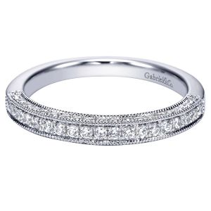 Gabriel 14 Karat Victorian Wedding Band WB4242W44JJ