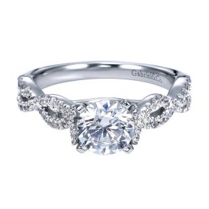 Gabriel 14 Karat Contemporary Engagement Ring ER7796W44JJ