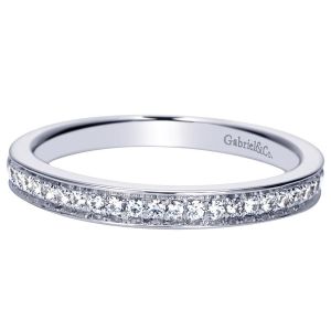 Gabriel 14 Karat Contemporary Wedding Band WB8673W44JJ