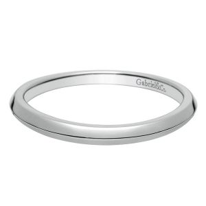 Gabriel 14 Karat Contemporary Wedding Band WB8484W4JJJ