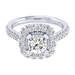 Gabriel 14 Karat Perfect Match Engagement Ring ER039C6AJW44JJ