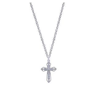 Gabriel Fashion 14 Karat Faith Cross Necklace NK2216W45JJ