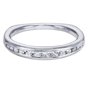 Gabriel 14 Karat Contemporary Wedding Band WB6081W44JJ