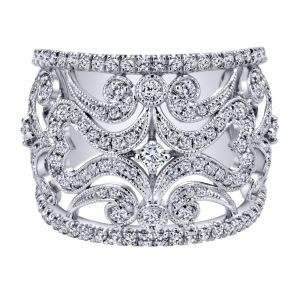 Gabriel Fashion 14 Karat Victorian Ladies' Ring LR50679W45JJ