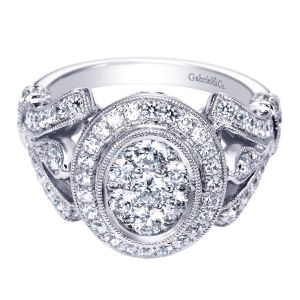 Gabriel Fashion 14 Karat Victorian Ladies' Ring LR6582W44JJ
