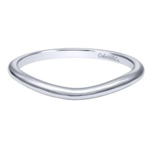 Gabriel 14 Karat Contemporary Wedding Band WB10498W4JJJ