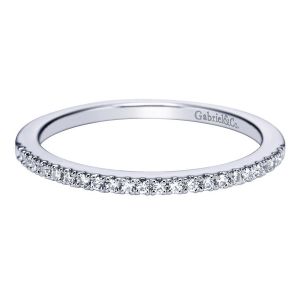 Gabriel 14 Karat Contemporary Wedding Band WB5335W44JJ