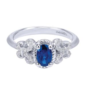 Gabriel Fashion 14 Karat Hampton Color Ladies' Ring LR50326W45SB