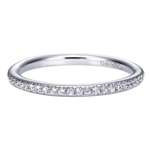 Gabriel 14 Karat Contemporary Wedding Band WB6413W44JJ