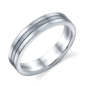 273421 Christian Bauer Platinum-18 Karat Wedding Ring / Band