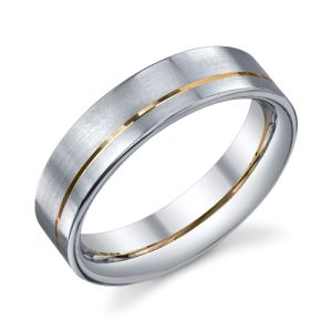 273954 Christian Bauer Platinum & 18 Karat Wedding Ring / Band