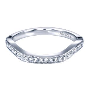 Gabriel 14 Karat Contemporary Wedding Band WB7263W44JJ