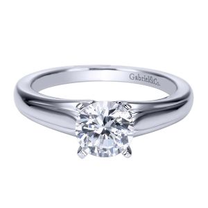 Gabriel 14 Karat Contemporary Engagement Ring ER8075W4JJJ