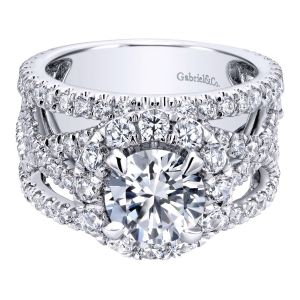 Gabriel 18 Karat Contemporary Engagement Ring ER11997R6W83JJ