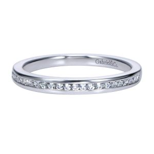 Gabriel 14 Karat Contemporary Wedding Band WB7885W44JJ