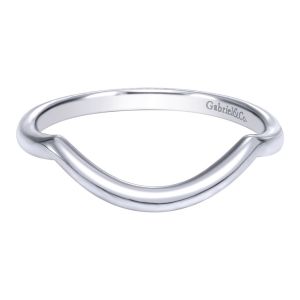 Gabriel 14 Karat Contemporary Wedding Band WB10071W4JJJ