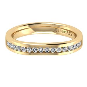 Gabriel 14 Karat Contemporary Wedding Band WB8189Y44JJ