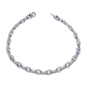 Gabriel Fashion 14 Karat Victorian Tennis Bracelet TB2560W45JJ