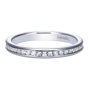 Gabriel 14 Karat Contemporary Wedding Band WB8132W44JJ