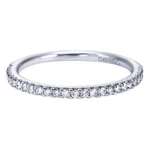 Gabriel 14 Karat Contemporary Wedding Band WB7227W44JJ