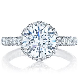 Tacori HT254725RD9 18 Karat Petite Crescent Engagement Ring