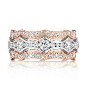 HT2621BWPK Platinum Tacori RoyalT Diamond Wedding Ring